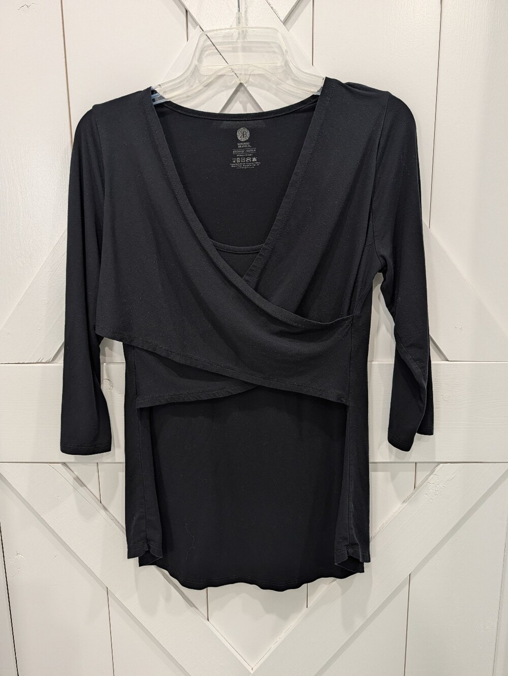 Bamboo Nursing & Maternity Crossover Shirt
